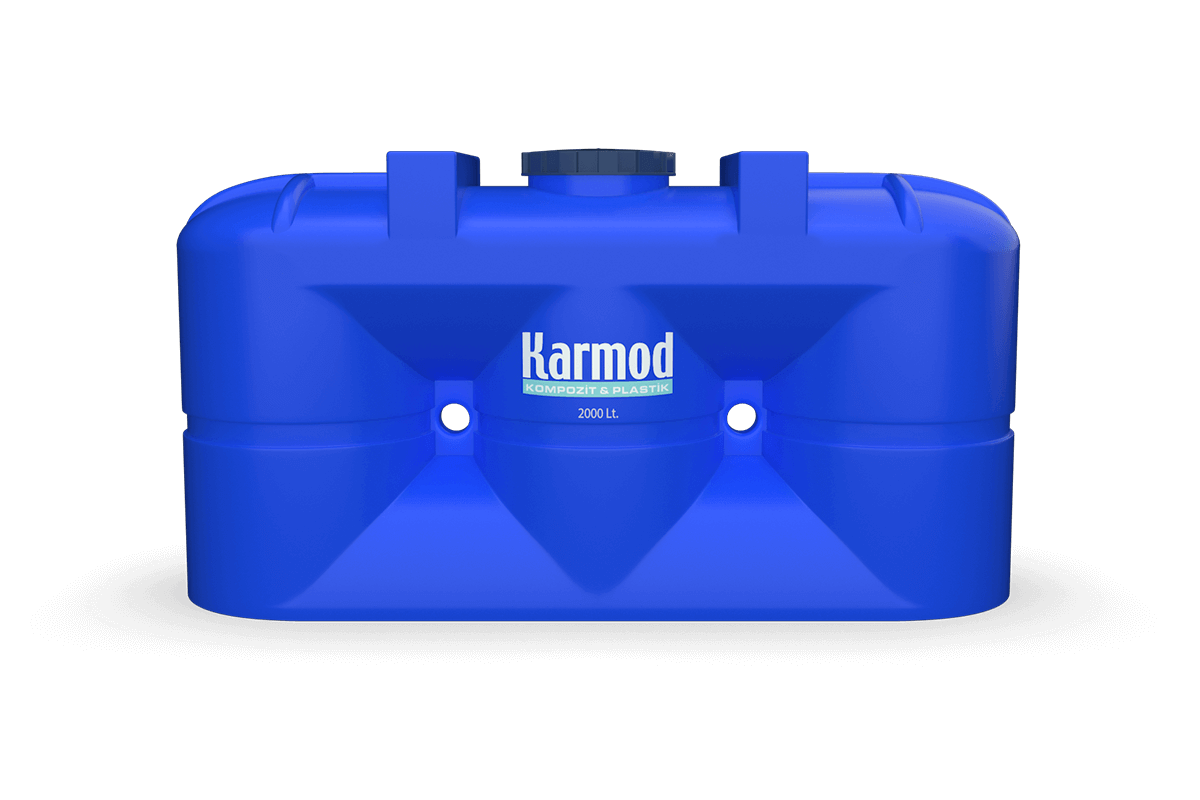2000 liters blue plastic underground tanks