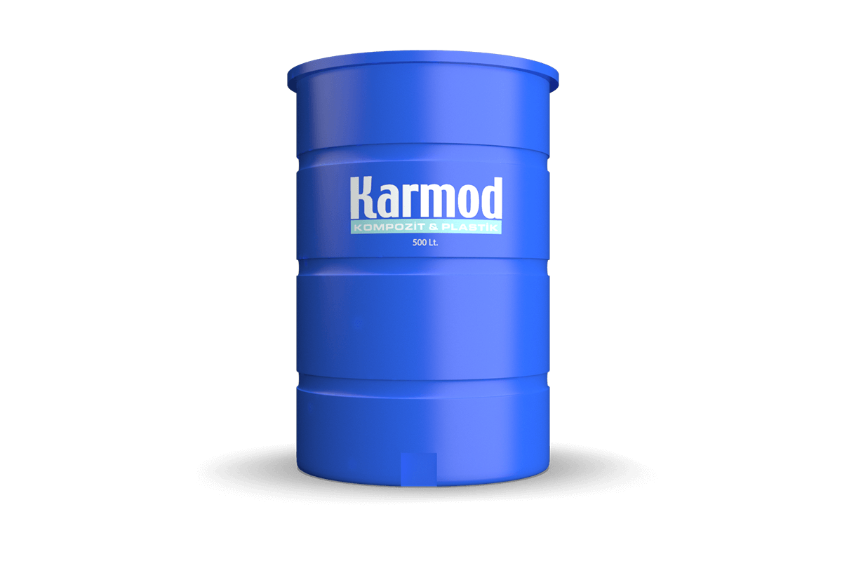 500 liters brine tank (blue)