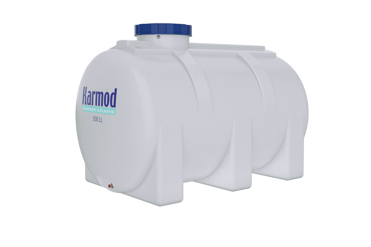 500 liters horizontal water tank