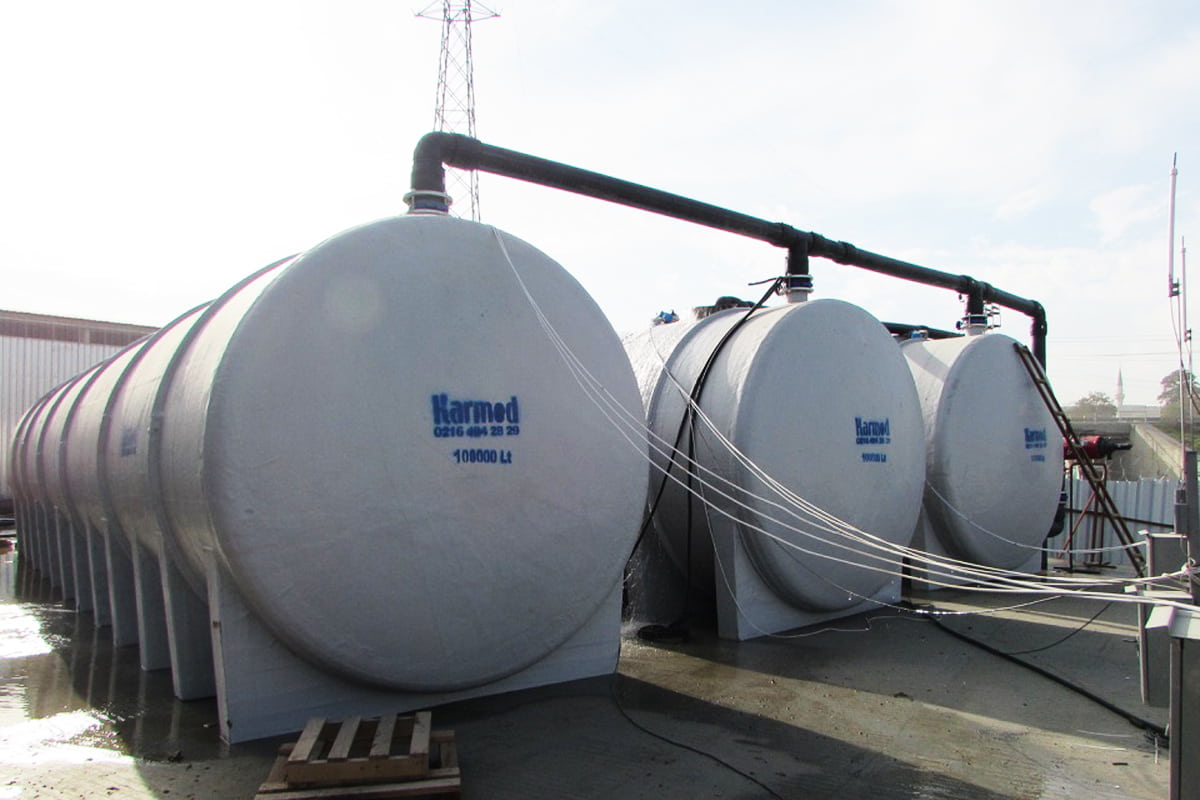 fiberglass high tonnage water tank