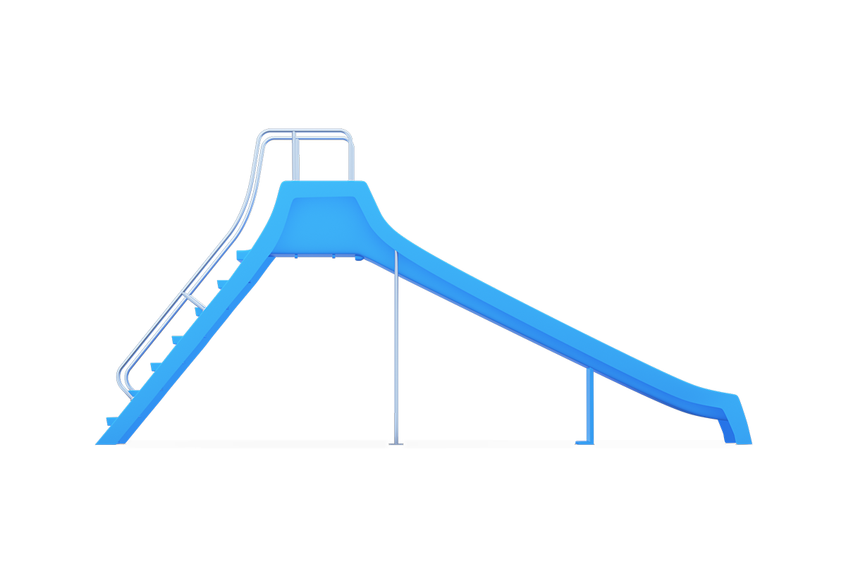 flat water slide