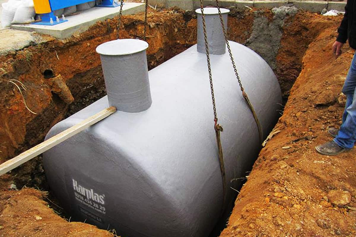 FRP underground storage tanks