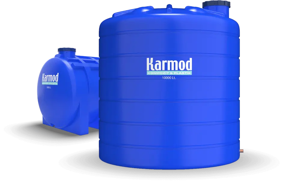 Plastic water storage tanks