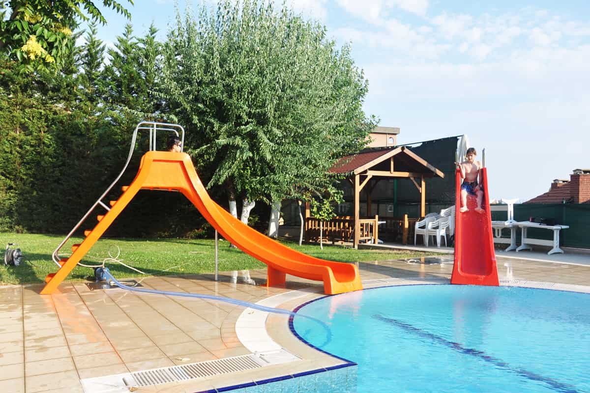 small water slide