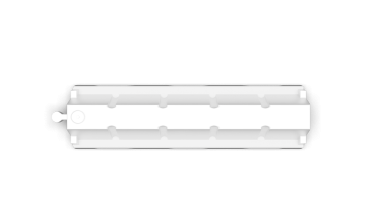 150 cm security barrier white