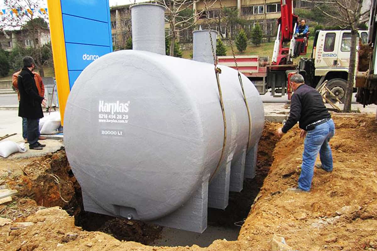 underground polyester water tanks