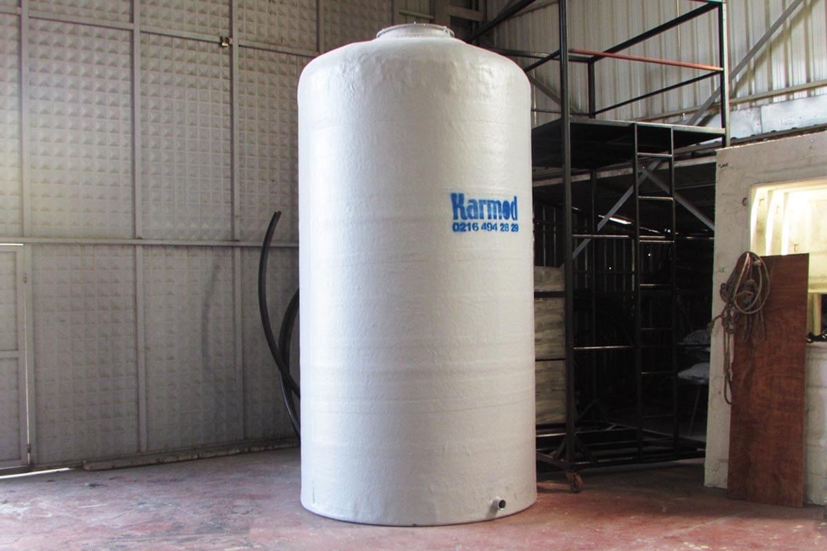 vertical FRP water tank